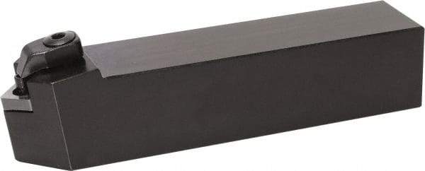 Kyocera - HSDN, Neutral Cut, 90° Lead Angle, 1-1/4" Shank Height x 1-1/4" Shank Width, Negative Rake Indexable Turning Toolholder - 6" OAL, SN.. 43.., SNG 45.., SNM 45.., SNU 45.. Insert Compatibility, Series HSDN - Exact Industrial Supply