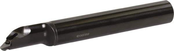 Kyocera - 34mm Min Bore Diam, 250mm OAL, 25mm Shank Diam, S-SVZC(B)-A Indexable Boring Bar - 30mm Max Bore Depth, VBGT 33.., VBGW 33.., VBMT 33.., VCGT 33.., VCGW 33.., VCMT 33.. Insert, Screw Holding Method - Exact Industrial Supply