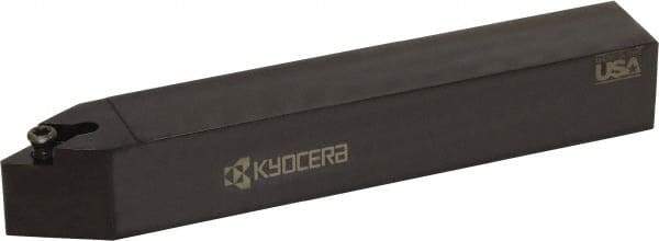 Kyocera - SDNC, Neutral Cut, 63° Lead Angle, 3/4" Shank Height x 3/4" Shank Width, Neutral Rake Indexable Turning Toolholder - 5" OAL, DC.. Insert Compatibility, Series SDNC - Exact Industrial Supply