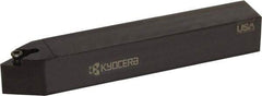 Kyocera - SDNC, Neutral Cut, 63° Lead Angle, 3/4" Shank Height x 3/4" Shank Width, Neutral Rake Indexable Turning Toolholder - 5" OAL, DC.. Insert Compatibility, Series SDNC - Exact Industrial Supply