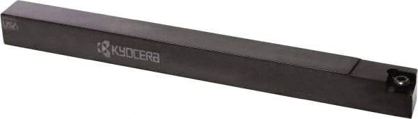 Kyocera - SCAC, Right Hand Cut, 90° Lead Angle, 1/2" Shank Height x 1/2" Shank Width, Neutral Rake Indexable Turning Toolholder - 6" OAL, CC.. Insert Compatibility, Series SCAC - Exact Industrial Supply