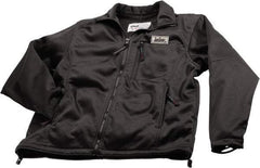 Techniche - Size M Heated & Water Resistant Jacket - Black, Nylon & Polyester, Zipper Closure - Exact Industrial Supply