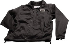 Techniche - Size 2XL Heated & Water Resistant Jacket - Black, Nylon & Polyester, Zipper Closure - Exact Industrial Supply