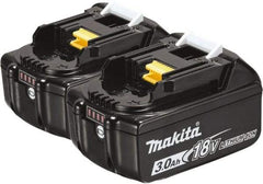 Makita - 18 Volt Lithium-Ion Power Tool Battery - 3 Ahr Capacity, Series LXT - Exact Industrial Supply