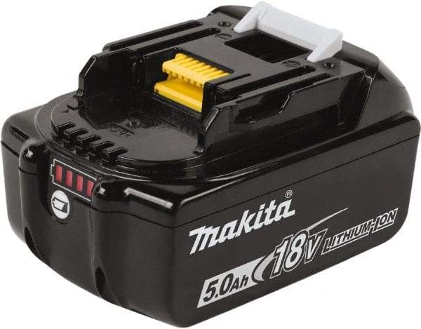 Makita - 18 Volt Lithium-Ion Power Tool Battery - 5 Ahr Capacity, Series LXT - Exact Industrial Supply