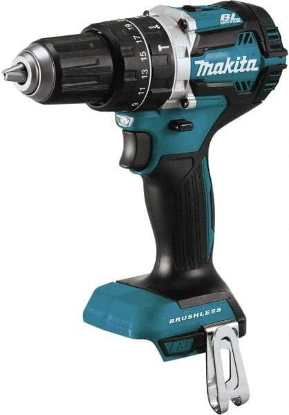 Makita - 18 Volt Cordless Tool Combination Kit - Includes 1/2" Brushless Hammer Drill/Driver, Lithium-Ion Battery Not Included - Exact Industrial Supply