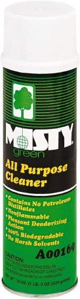Misty - 19 oz Aerosol All-Purpose Cleaner - Foam, Disinfectant, Citrus - Exact Industrial Supply