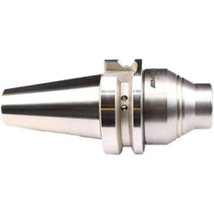 Emuge - BT40 Taper Shank, 9/16" Hole Diam x 30mm Nose Diam Milling Chuck - 70mm Projection, Through-Spindle Coolant, Balanced to 20,000 RPM - Exact Industrial Supply