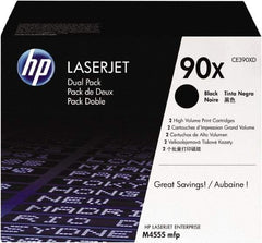 Hewlett-Packard - Black Toner Cartridge - Use with HP LaserJet Enterprise 600 M601, M602, M603, M4555 MFP - Exact Industrial Supply