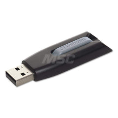 Verbatim - Office Machine Supplies & Accessories; Office Machine/Equipment Accessory Type: Flash Drive ; For Use With: Linux 2.4 & Later; Mac OS X 10.4 & Later; Windows XP; Vista; 7; 8; 10 ; Storage Capacity: 16GB ; Color: Black; Gray - Exact Industrial Supply
