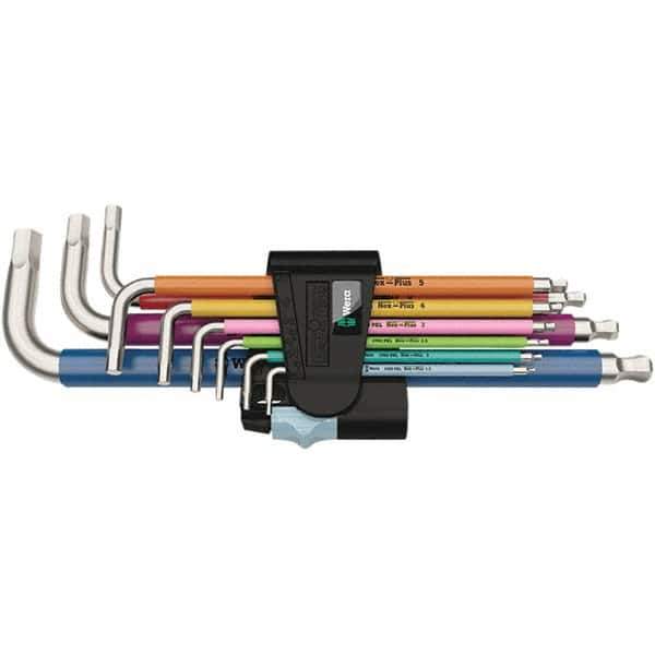 Wera - Hex Key Sets Tool Type: Hex Handle Type: L-Key Long Arm - Exact Industrial Supply