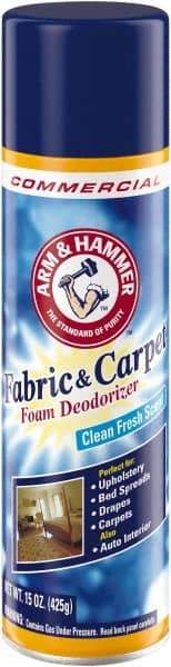 Arm & Hammer - 15 oz Aerosol Carpet Deodorizer - Fresh Scent, Use on Carpet, Curtains & Fabrics - Exact Industrial Supply