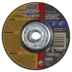 5″ × 1/8″ × 5/8″ NorZon Plus Non-Woven Depressed Center Wheel Type 27 - Exact Industrial Supply