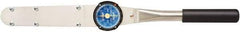 Sturtevant Richmont - 1/4" Drive Dial Torque Wrench - 10 In/Lb to 50 In/Lb Torque, 10.3" OAL, 2 In/Lb Graduation - Exact Industrial Supply