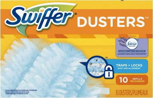 Swiffer - Replacement Fiber Duster - 6" OAL, Light Blue - Exact Industrial Supply