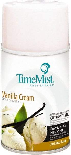 TimeMist - 6.6 oz Air Freshener Dispenser Canister Refill - Vanilla, Compatible with TimeMist Metered Fragrance Dispensers - Exact Industrial Supply