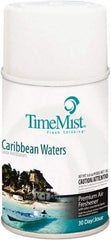 TimeMist - 6.6 oz Air Freshener Dispenser Canister Refill - Caribbean Waters, Compatible with TimeMist Metered Fragrance Dispensers - Exact Industrial Supply