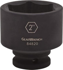 GearWrench - 3/4" Drive 2-7/16" Standard Impact Socket - 6 Points, 2-7/8" OAL - Exact Industrial Supply