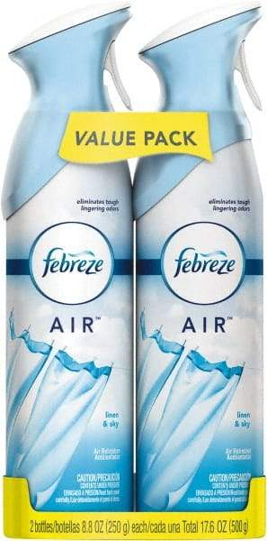 Febreze - 8.8 oz Aerosol Can Air Freshener - Liquid, Linen & Sky Scent - Exact Industrial Supply