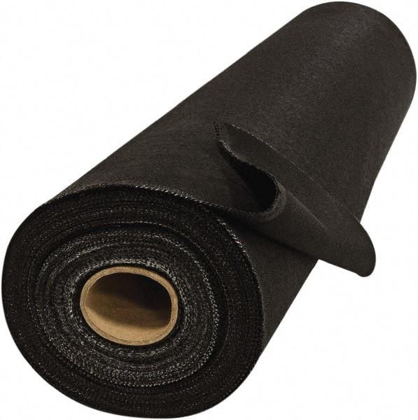 Steiner - 5' Wide x 0.05" Thick Acrylic Coated Fiberglass Welding Blanket - Black, Grommet - Exact Industrial Supply