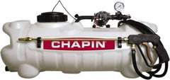 Chapin - 15 Gal Chemical Safe Garden Hand Sprayer - Use with Cleaners/Degreasers, Polyethylene Tank, Wide Mouth, Reinforced Hose - Exact Industrial Supply