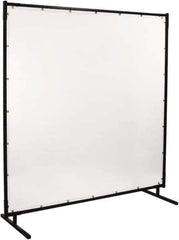 Steiner - 6' Wide x 6' High, 16mm Thickness, Vinyl Portable Welding Screen - Clear - Exact Industrial Supply