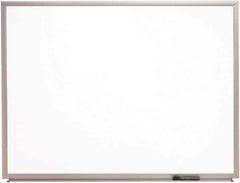 Ability One - 36" High x 48" Wide Dry Erase - Aluminum Frame - Exact Industrial Supply