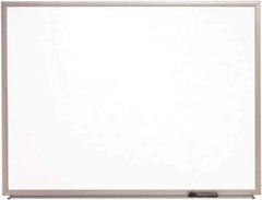 Ability One - 48" High x 72" Wide Dry Erase - Aluminum Frame - Exact Industrial Supply