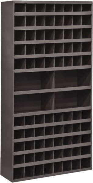 Durham - 84 Bin, Small Parts Storage Bin - 12" Deep x 35" Wide x 65" High - Exact Industrial Supply