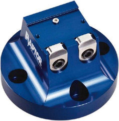 Raptor Workholding - 3" High x 5" Wide Dovetail Vise - 1-1/2" Jaw Opening Capacity, 1/8" High x 2.35" Wide Jaw, For 4 & 5 Axis Workholding Systems - Exact Industrial Supply