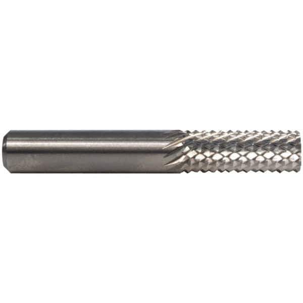 M.A. Ford - 1.5mm Diam, Plain End, Solid Carbide Diamond Pattern Router Bit - 1-1/2" OAL - Exact Industrial Supply