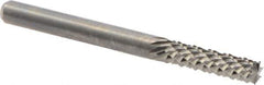 M.A. Ford - 1/8" Diam, 1/2" LOC, Burr End, Solid Carbide Diamond Pattern Router Bit - 1-1/2" OAL, 1/8" Shank Diam - Exact Industrial Supply