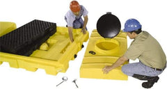 UltraTech - 355 Gallon Sump, IBC Pallet - 62 Inch Long x 62 Inch Wide x 39 Inch High, 3 Totes - Exact Industrial Supply