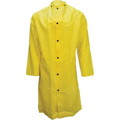 Neese - Size L Yellow Rain & Flame Resistant/Retardant Coat - Exact Industrial Supply