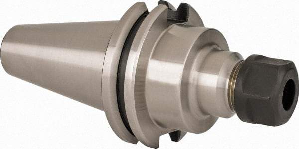 HAIMER - 0.5mm to 10mm Capacity, 70mm Projection, CAT40 Taper Shank, ER16 Collet Chuck - 0.0001" TIR, Through-Spindle & DIN Flange Coolant - Exact Industrial Supply