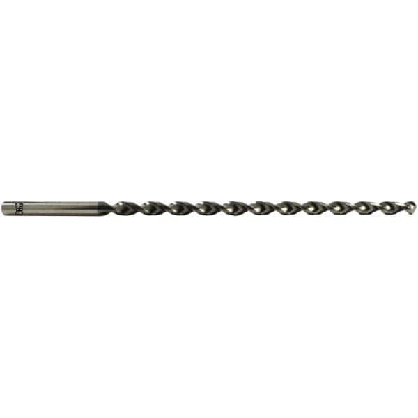 Extra Length Drill Bit: 0.5313″ Dia, 120 °, Cobalt WXL Finish, Spiral Flute, Straight-Cylindrical Shank