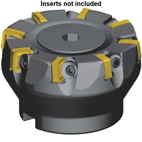 Kennametal - 2-1/2" Cut Diam, 3/4" Arbor Hole Diam, Indexable Square-Shoulder Face Mill - Exact Industrial Supply