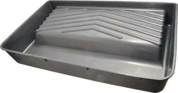 Premier Paint Roller - 18" Roller Compatible Heavy-Duty Deep-Well Paint Tray - 2 Qt Capacity, 20" Wide, Plastic - Exact Industrial Supply