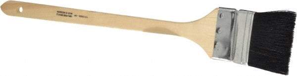 Premier Paint Roller - 3" Hog Radiator Brush - 2-1/4" Bristle Length, 18-1/8" Wood Handle - Exact Industrial Supply