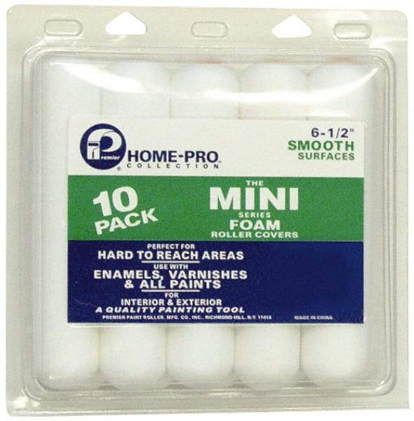 Premier Paint Roller - Mini Paint Roller - 6-1/2" Wide, Includes Roller Cover - Exact Industrial Supply