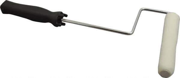 Premier Paint Roller - 1/4" Nap, Mini Paint Roller - 6-1/2" Wide, Includes Roller Cover & Frame - Exact Industrial Supply