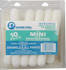 Premier Paint Roller - 1/4" Nap, Mini Paint Roller - 6-1/2" Wide, Includes Roller Cover - Exact Industrial Supply