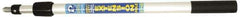 Premier Paint Roller - 2 to 4' Long Paint Roller Extension Pole - Aluminum - Exact Industrial Supply