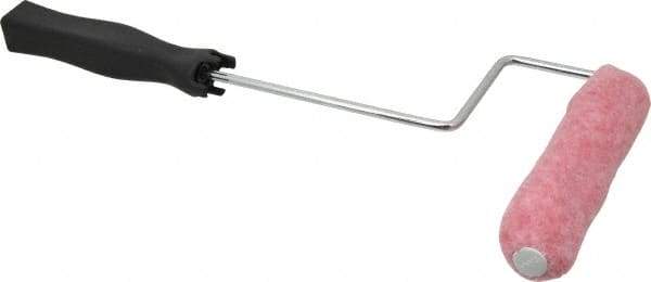 Premier Paint Roller - 1/2" Nap, Mini Paint Roller - 6-1/2" Wide, Includes Roller Cover & Frame - Exact Industrial Supply