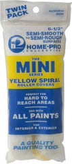 Premier Paint Roller - Mini Paint Roller - 6-1/2" Wide, Includes Roller Cover - Exact Industrial Supply