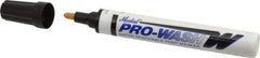 Markal - Black Oil-Based Paint Marker - Fine Tip, Alcohol Base Ink - Exact Industrial Supply