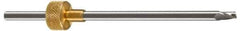 Onsrud - 3/16" Cutting Diam x 3/8" Length of Cut, 1 Flute, Upcut Spiral Router Bit - Uncoated, Right Hand Cut, Solid Carbide, 6-1/2" OAL x 1/4" Shank Diam, Single Edge - Exact Industrial Supply