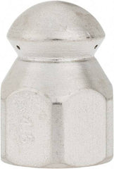 Value Collection - 4,200 psi Fixed, Sewer Pressure Washer Nozzle - 4.5mm Orifice Diam, 1/4" Thread - Exact Industrial Supply