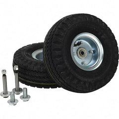 Vestil - 3-5/8" Wheel Width, Pneumatic Rear Wheel - Exact Industrial Supply