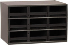 Akro-Mils - 9 Drawer, Small Parts Cabinet - 11" Deep x 17" Wide x 11" High - Exact Industrial Supply